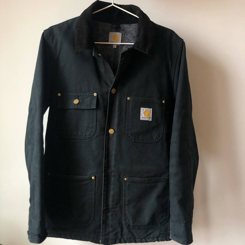 Carhartt Men’s Duck Chore Coat in Black